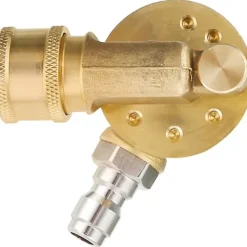 Outlet Rengöringsmunstycke för hängrännor, vridkoppling för högtryckstvättmunstycke, 240 graders rotation, 1/4" snabbkoppling, 4500 PSI