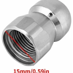 New OCEAN Rengöringsmunstycke Högtryck Vatten och Avloppsstrålar Rostfritt Stål