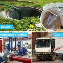 New OCEAN Rengöringsmunstycke Högtryck Vatten och Avloppsstrålar Rostfritt Stål