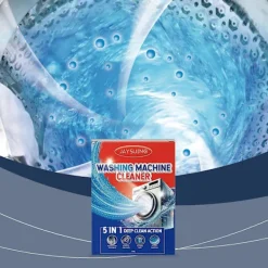 New Rengöringspulver för tvättmaskinstrumma, rengör fläckar, avkalkar och tar bort lukt, hushållsartiklar är rena och utan rester