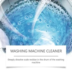 New Rengöringspulver för tvättmaskinstrumma, rengör fläckar, avkalkar och tar bort lukt, hushållsartiklar är rena och utan rester