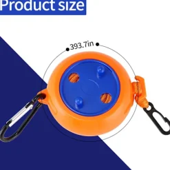 Outlet Rengöringsrep, hopfällbar utomhus, 10 m rese rengöringsrep, tvättlina för camping, trädgård eller resor