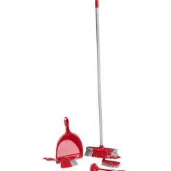 Hot Dirt Devil Rengöringsset 6 delar - sopborste, skyffel, handborste mm.