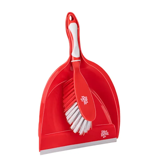 Hot Dirt Devil Rengöringsset 6 delar - sopborste, skyffel, handborste mm.