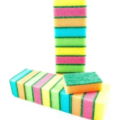 Clearance Rengöringssvamp, diskborste, kökssvamp, dubbelsidig rengöringssvamp, fläckborttagare, skursvamp, 20 stycken
