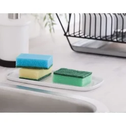 Clearance Rengöringssvamp, diskborste, kökssvamp, dubbelsidig rengöringssvamp, fläckborttagare, skursvamp, 20 stycken