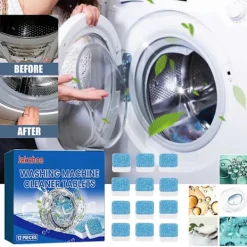 Online Rengöringstabletter Fläckar Tvättmaskinstank Rengöringstabletter Helautomatiska Rengöringstabletter FLYE1156