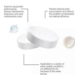 Best Rengöringstabletter för ismaskin, avkalkning för ismaskiner, kylskåp, 36 st
