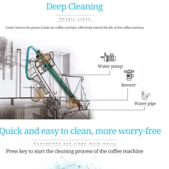 Best Rengöringstabletter för kaffemaskin Automatiska rengöringsverktyg för kaffe- och mjölkmaskiner