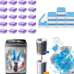 Best Rengöringstabletter för tvättmaskiner 16PCS-16PCS Purple