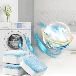 Online Rengöringstabletter för tvättmaskin, tvättmaskinsrengöringsmedel, brusetablett, mycket effektiv