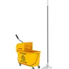Hot Northio Rengöringsvagn med hjul, 20L Kapacitet, Gul