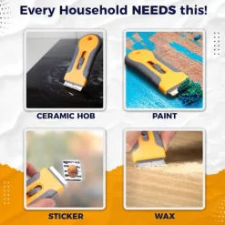 Online Rengöringsverktyg för hällar, repfritt, med 20 reservenheter, keramikhällar, glasdörrar, fönster och målade ytor