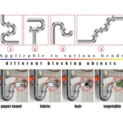 Best Rensspiral - 3 m x 6 mm - Avloppsrensare - Extra tunn - Spiral - Avloppsstopp