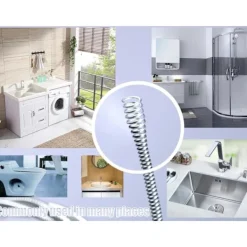 Best Rensspiral - 3 m x 6 mm - Avloppsrensare - Extra tunn - Spiral - Avloppsstopp