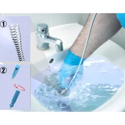 Best Rensspiral - 3 m x 6 mm - Avloppsrensare - Extra tunn - Spiral - Avloppsstopp