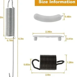 Clearance Reparationssats för tvättmaskin WP63907 Fjäderupphängning W10250667 Motvikt WP285744 Basfötter för Whirlpool