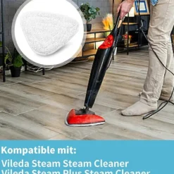 Clearance Replacement Steam Mop Pads Compatible with PureSteam ThermaPro 211 10-in-1 Steam Mop Cleaner 8-Pack