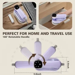 Sale Reseångare för Kläder Portabelt Mini Strykjärn Handhållet Mini Ångstrykjärn Klädångare för Hem EU-kontakt,c
