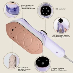 Sale Reseångare för Kläder Portabelt Mini Strykjärn Handhållet Mini Ångstrykjärn Klädångare för Hem EU-kontakt,c