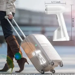 Sale Reseånggenerator 1200W Portabelt Resestrykjärn med 250ml Vattentank, Idealisk för Hem och Resor Reseånggenerator Vit