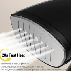 Clearance Reseångstrykjärn för kläder, 20 sekunders snabb uppvärmning, bärbar handhållen ångstrykjärn för kläder, lämplig för hem- och kontorsbruk
