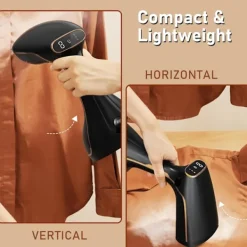 Clearance Reseångstrykjärn för kläder, 20 sekunders snabb uppvärmning, bärbar handhållen ångstrykjärn för kläder, lämplig för hem- och kontorsbruk