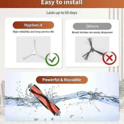 Online Reservdelar för Dreame D9, D9 Max, D9 Pro, L10, L10 Pro Dammsugare, Huvudborste, Sidoborste - XF33 -