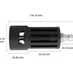 Reservdelar för Karcher högtryckstvätt tillbehör, kompatibel med högtryckstvättadapter 1/4 tum snabbkoppling