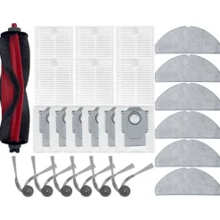 Discount Reservdelar för Q7TF/Q7TF+ robotdammsugare, huvudborste, sidoborste, HEPA-filter, moppduk, dammpåse