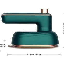 Outlet Reseskållångstrykjärn för kläder Bärbar hopfällbar handhållen klädångare Tyg, Lämplig för resor Hem Vit EU-kontakt