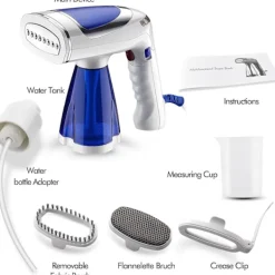 Discount Resesångare, Klädsångare, Ångstrykjärn, 25s Uppvärmning, Ministorlek Med 250ml Vattentank, Handhållen Ångstrykjärn Resejärn För Alla Tyger, Inget Vatten Sprider | Fyndiq