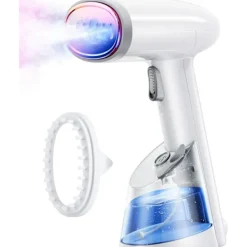 Clearance Resesånggenerator 1400W Bärbar Resekläder Strykjärn med 250ml Vattentank, Idealisk för Hem och Resor Resesånggenerator Vit