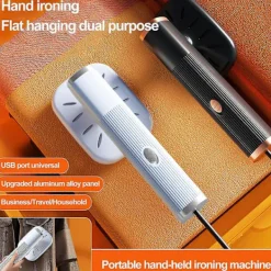 Best Resestrykjärn med halkfritt handtag, vattentankdesign, torr- och våtanvändning, handhållen strykningsmaskin, klädrynkborttagare
