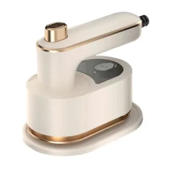 Hot Resestrykjärn Portabel Mini Strykmaskin 180 Roterbar Handhållen Ångstrykjärn Vikbar Resekläder För Tyg Kläder Free Size White