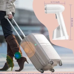 New Resestrykjärn Vertikal Ångare, Portabel Handhållen Klädångare med Vattentank, Idealisk Ångare för Hem och Resa