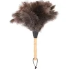 Outlet Reusable Ostrich Feather Duster with Anti-Static Wooden Handle