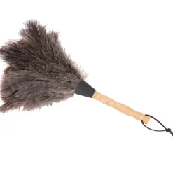 Outlet Reusable Ostrich Feather Duster with Anti-Static Wooden Handle