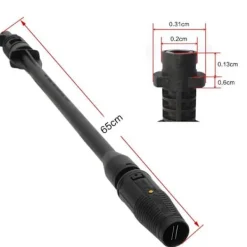 Best ®RisingFF Kärcher Högtryckstvättlans - Justerbart Munstycke - Hög Effektivitet - Svart