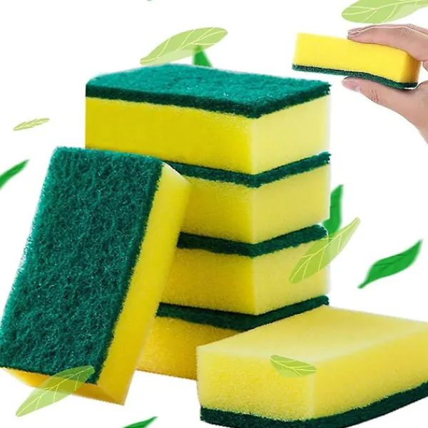 Discount Räkna tunga skrubbsvampar kök, små disksvampar för kök, hushållsrengöring,