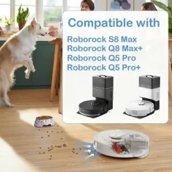 Roborock Q8 Max Q5 Pro Ersättningsborste Sidoborste HEPA-filter Moppduk[YD] plastic 51