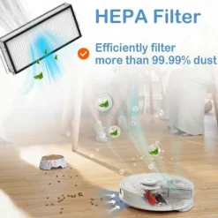 Roborock Q8 Max Q5 Pro Ersättningsborste Sidoborste HEPA-filter Moppduk[YD] plastic 51