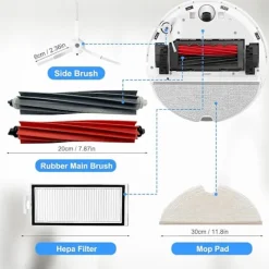Clearance Roborock Q8 Max/q8 Max+/q5 Pro Robotdammsugare Tillbehör Kit - Reservdelar för Roborock Q8 Max/q8 Max+/q5 Pro Robotdammsugare - Perfekt