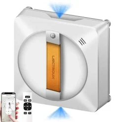 LIECTROUX Robot Fönsterskrapa - - YW710 - Dubbel Spraying - Röstassistent - Hastighet 3,5 minm Vit