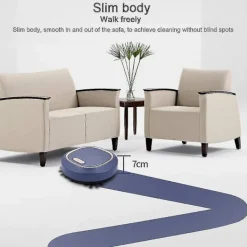 Discount Robotdammsugare, 3 i 1 Golvdammsugare och Mopp, Supersug, 1500pa Robotdammsugare med Moppfunktion, Perfekt för Djurhår Damm och Smuts