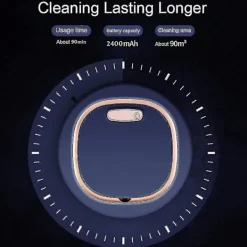 Discount Robotdammsugare, 3 i 1 Golvdammsugare och Mopp, Supersug, 1500pa Robotdammsugare med Moppfunktion, Perfekt för Djurhår Damm och Smuts