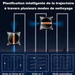 Sale LIECTROUX Robotfönsterputsare - - YW910 - Dubbel Sprutning - AI Rengöring - 3 Automatiska Lägen