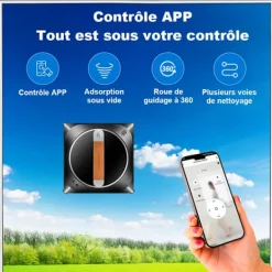 Sale LIECTROUX Robotfönsterputsare - - YW910 - Dubbel Sprutning - AI Rengöring - 3 Automatiska Lägen