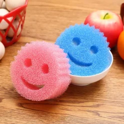 Outlet Rolig Disk Svamp 2023, Tar Bort Fläckar, Honungskaks Svamp, Set med 4 Hållbara Polymer Skum Kökssvampar