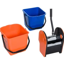 Hot Rootz Living Rootz rengöringsvagn - svart, blå, orange - metall, PP, tyg - 43